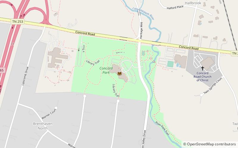 brentwood library location map