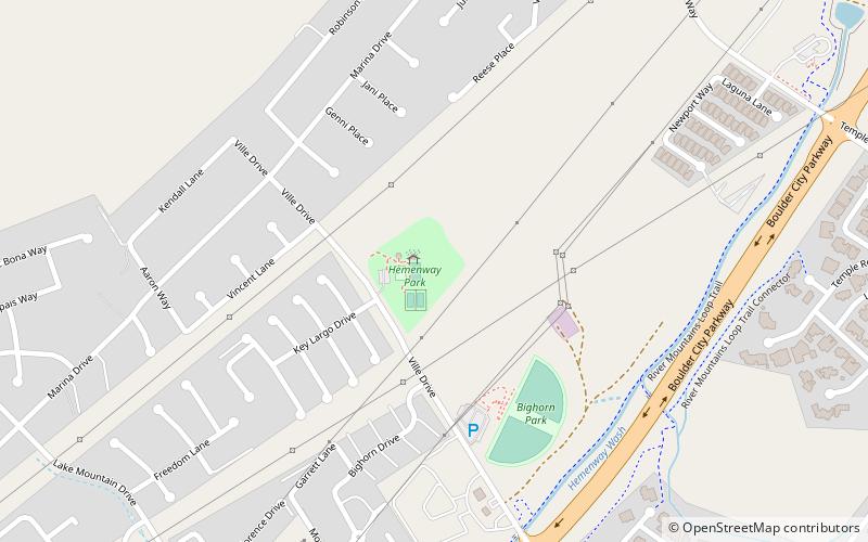 hemenway park boulder city location map