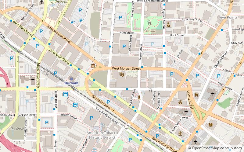 Carolina Theatre location map