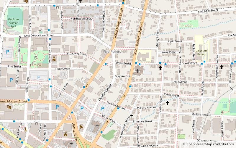 Cleveland Street District location map