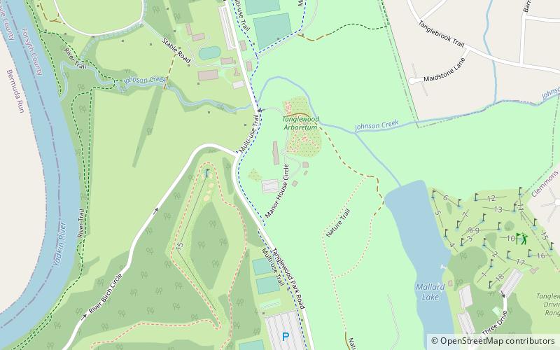 Tanglewood Golf location map