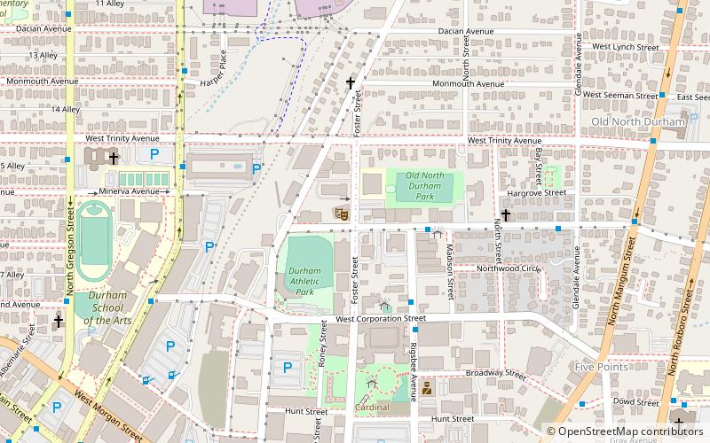 Foster and West Geer Streets Historic District location map