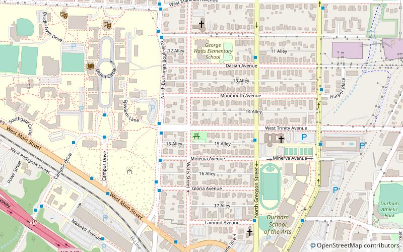 Pegram House location map