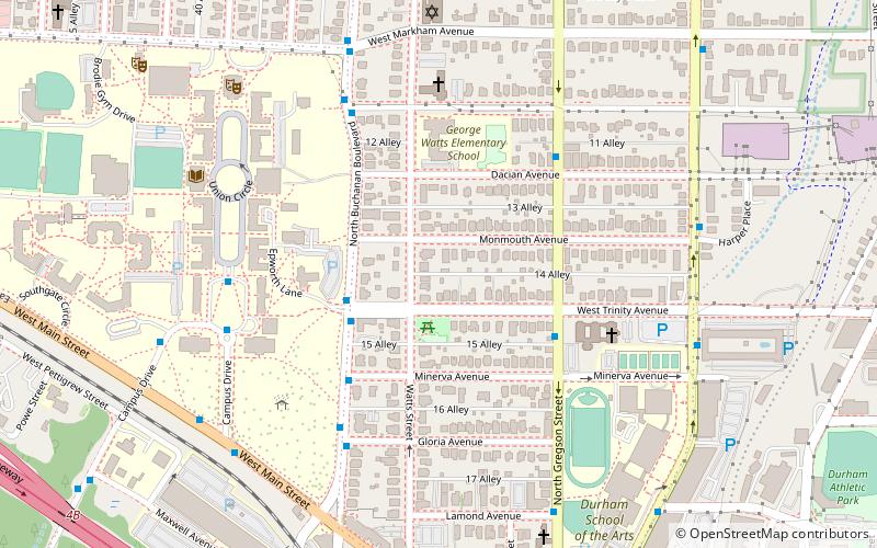 Cranford-Wannamaker House location map