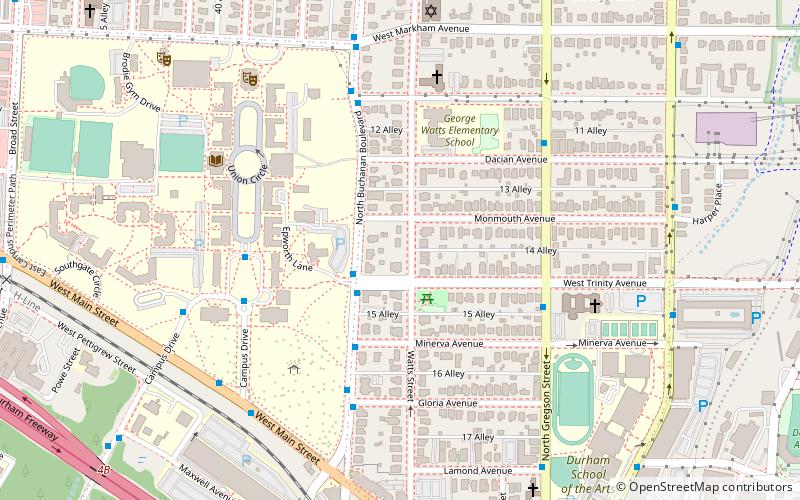 Crowell House location map