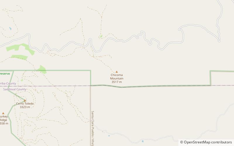 Sierra de Jémez location map