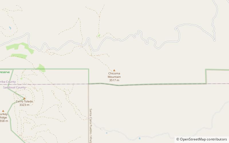 Jemez Mountains location map