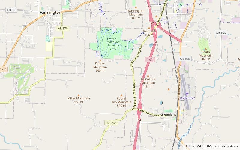 Benjamin Franklin Johnson II Homestead District location map