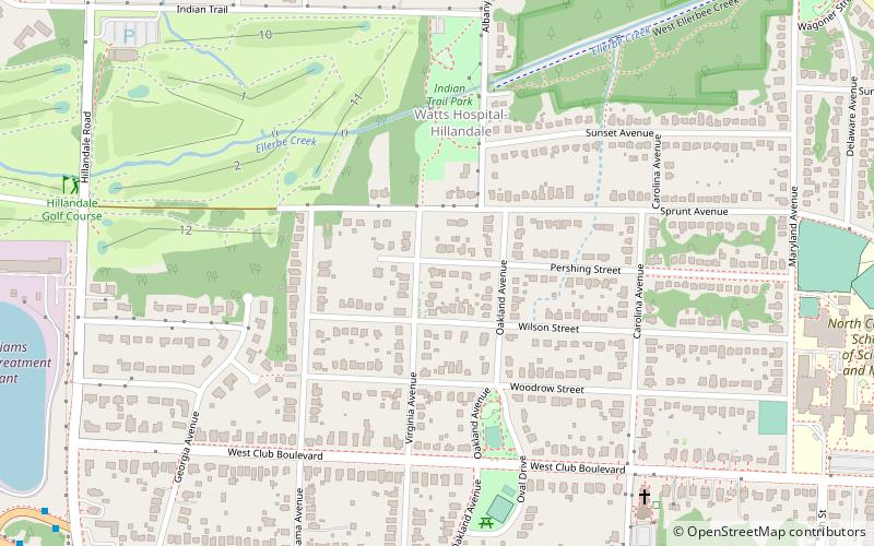 Lakewood Park Historic District location map