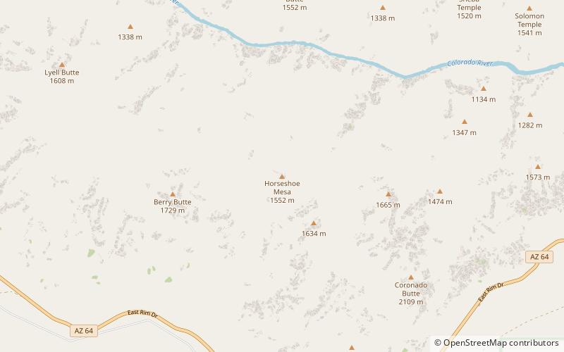 Horseshoe Mesa location map