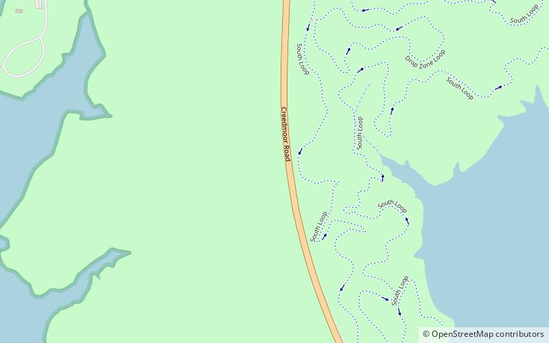 Falls Lake State Recreation Area location map