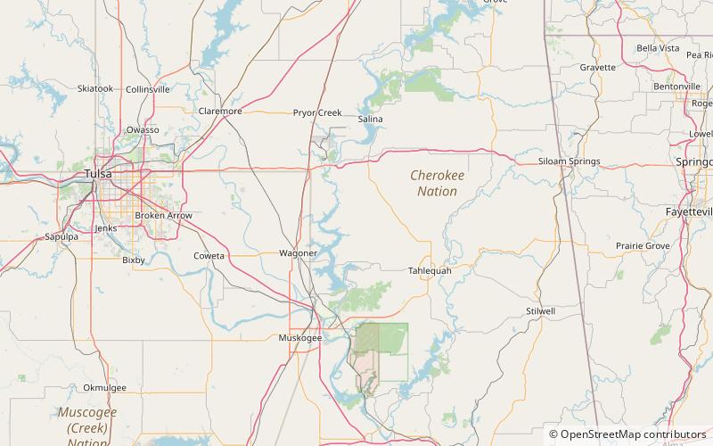 Abtei Clear Creek location map