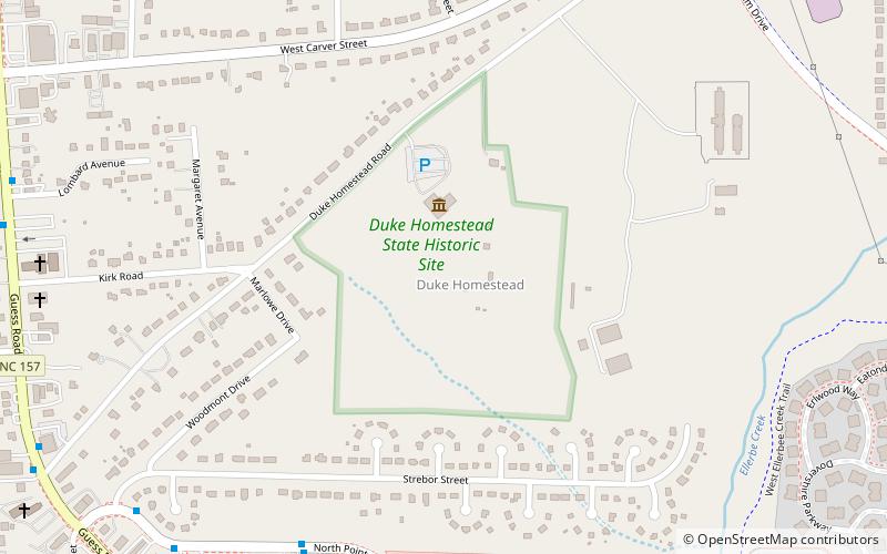 Duke Homestead location map