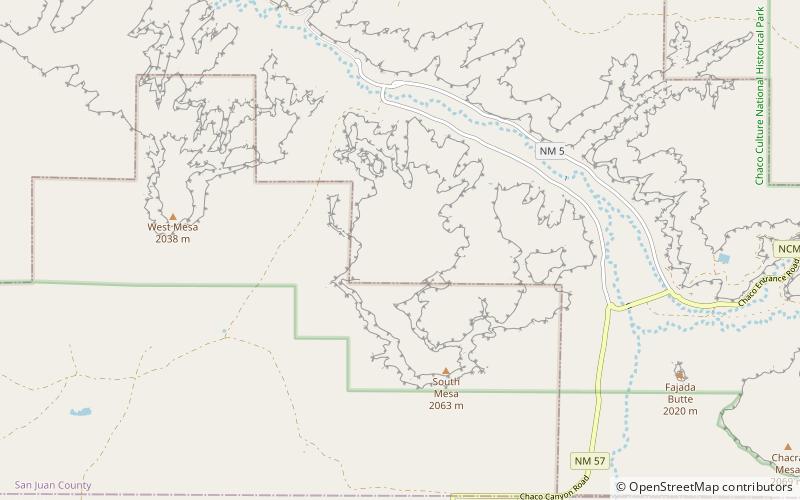 tsin kletsin historyczny park narodowy kultury chaco location map