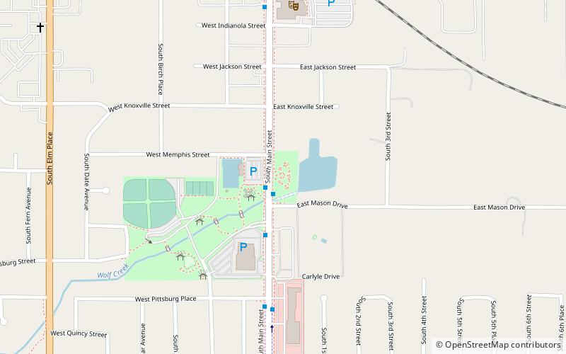 veterans park broken arrow location map