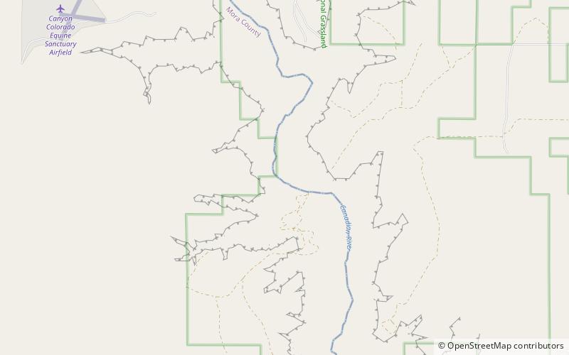 mills canyon historical marker kiowa national grassland location map