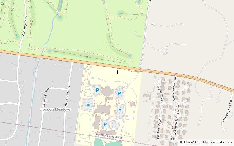 christ presbyterian church nashville location map