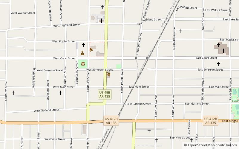 National Bank of Commerce Building location map