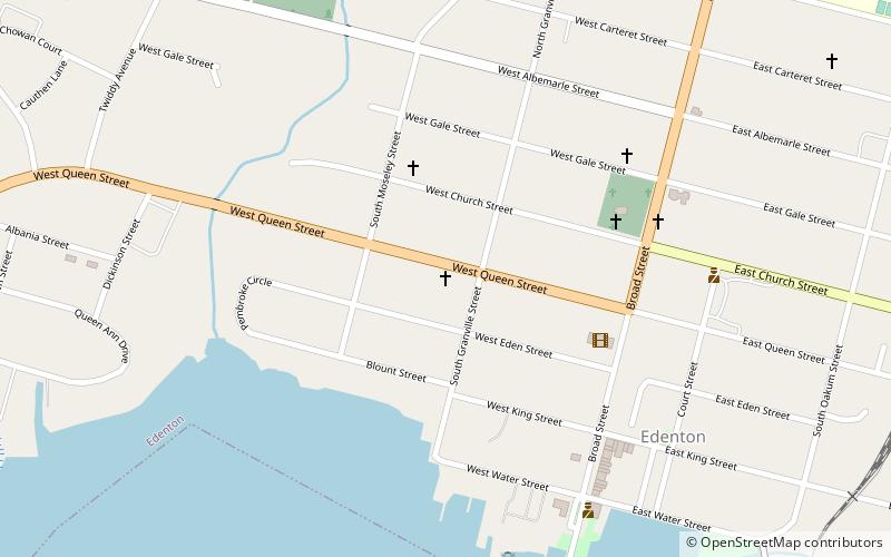 Edenton Baptist Church location map