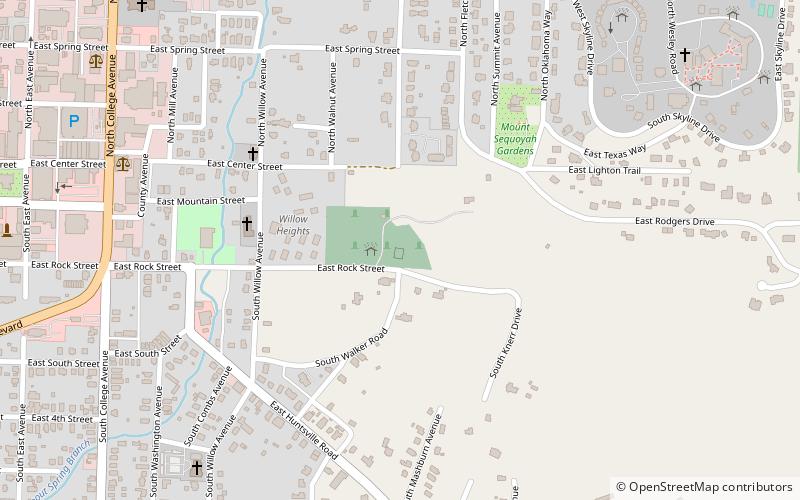 Walker Family Plot location map