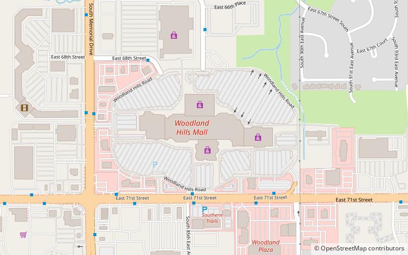 Woodland Hills Mall location map