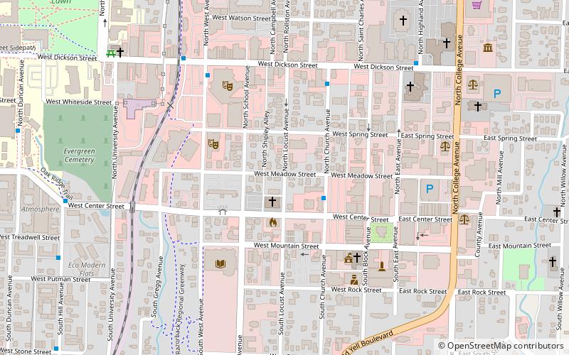 Meadow Spring Historic District location map