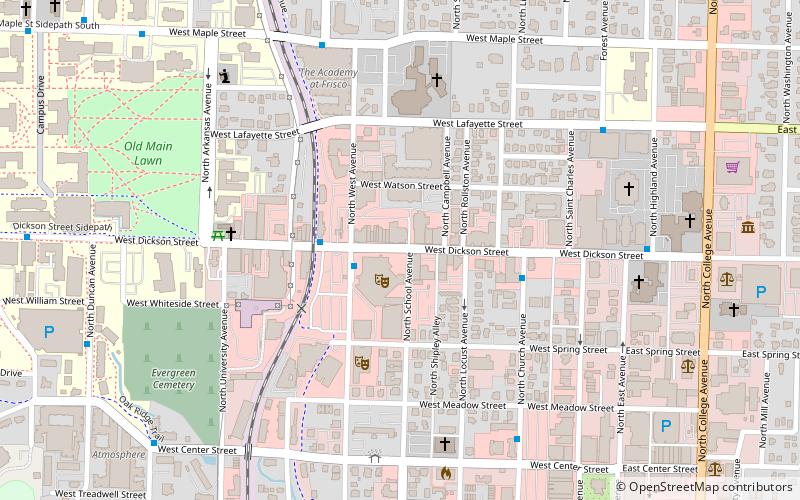 Dickson Street location map