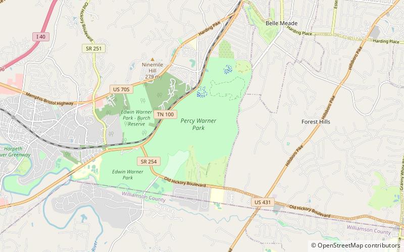 Warner Parks location map