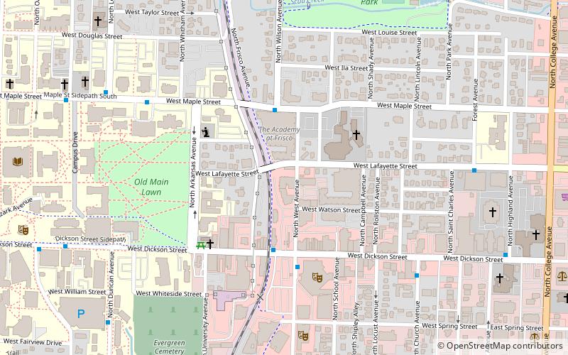 Lafayette Street Overpass location map