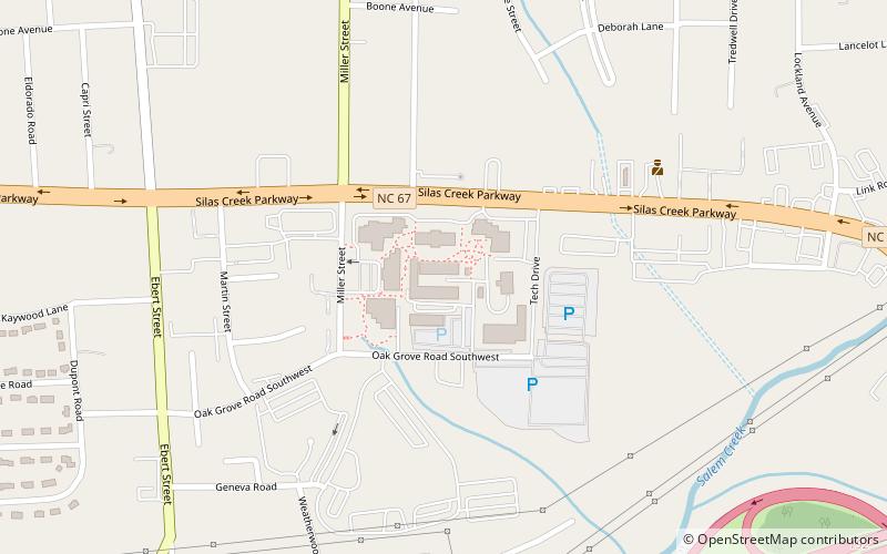 Forsyth Technical Community College location map