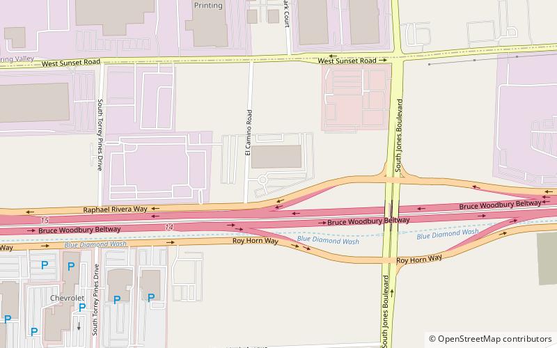 UFC Apex location map