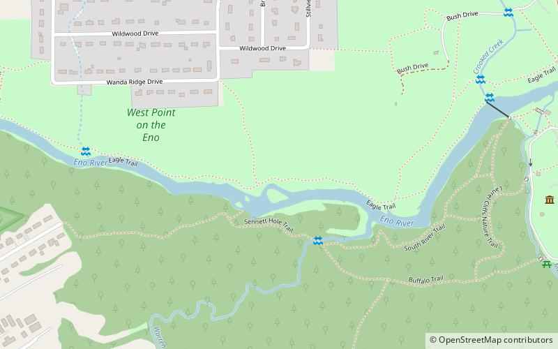West Point on the Eno location map