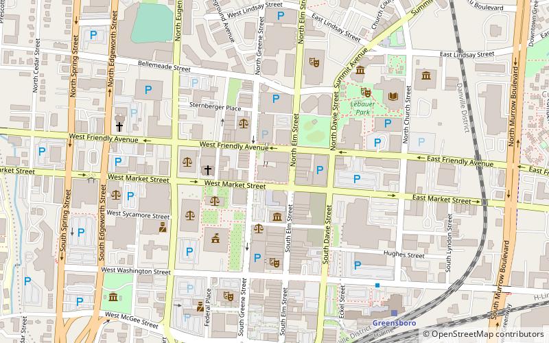 Jefferson Standard Building location map