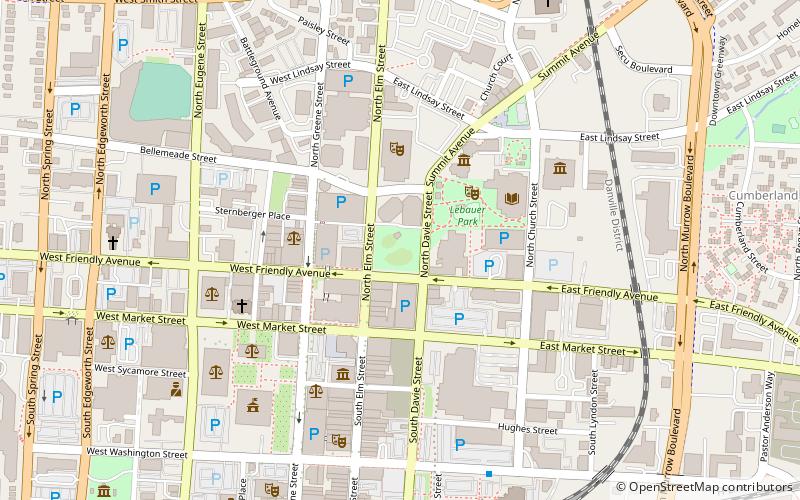Center City Park location map
