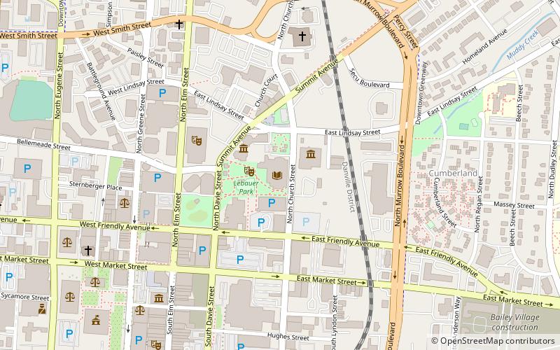 Greensboro Public Library location map