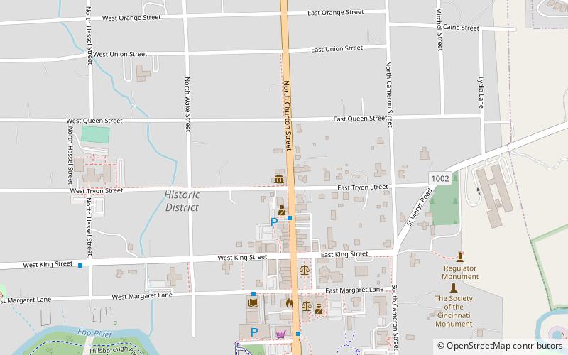 Orange County Historical Museum location map