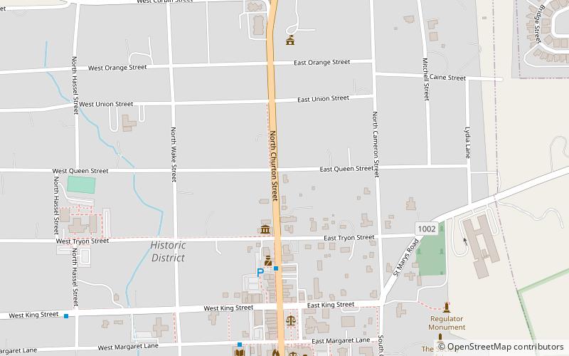 Dickerson Chapel location map