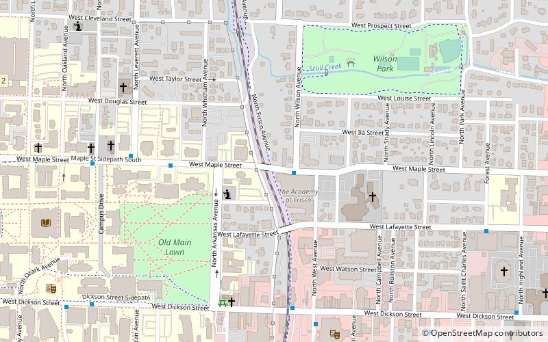 Maple Street Overpass location map