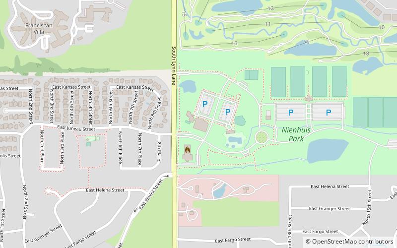 nienhuis park community center broken arrow location map