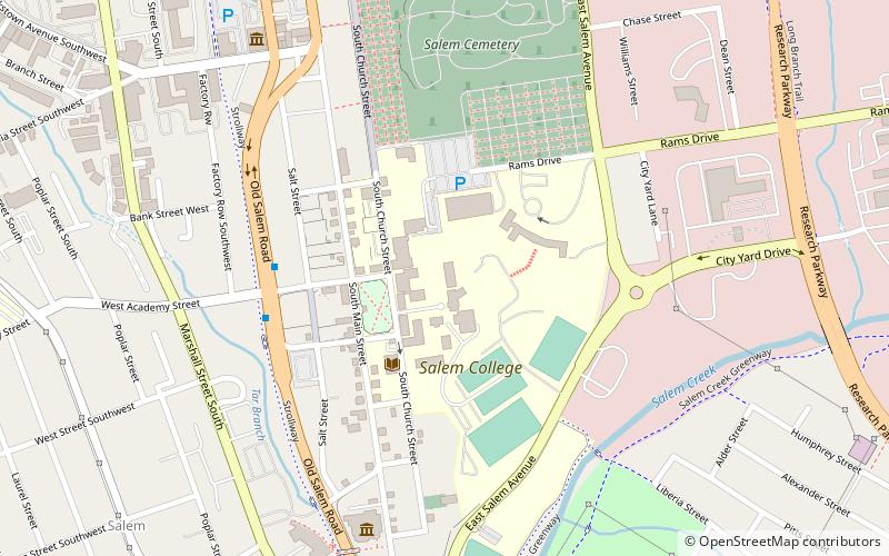 Salem College location map
