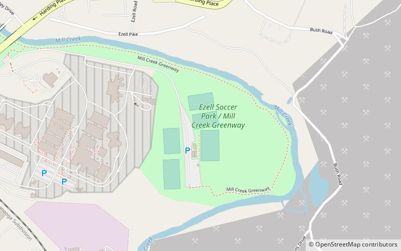 ezell park nashville location map