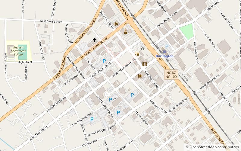 Efird Building location map