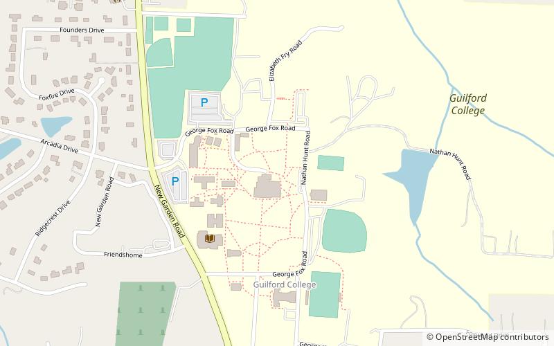 Guilford College location map