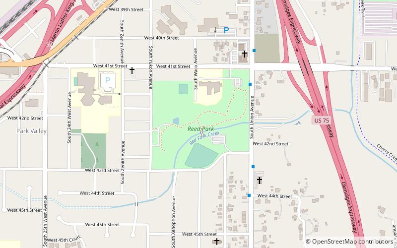 Reed Park location map