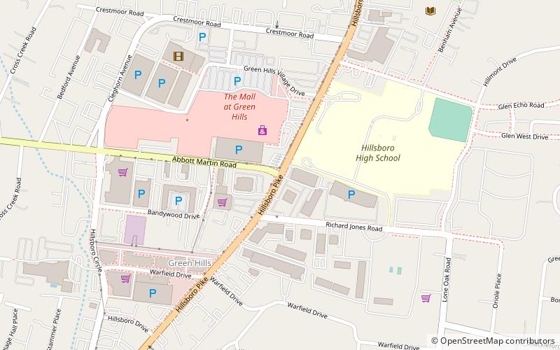 Green Hills location map