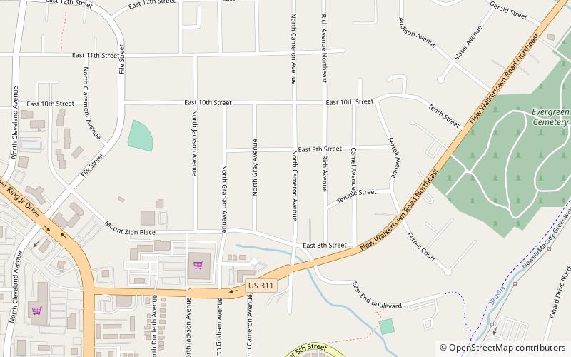 Reynoldstown Historic District location map