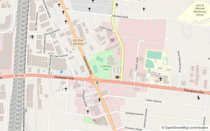 Coleman Park Community Center location map
