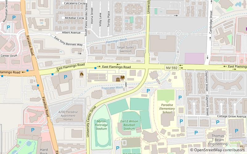 National Atomic Testing Museum location map