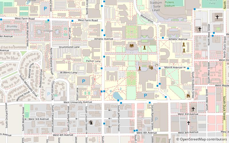 oklahoma state university college of education stillwater location map