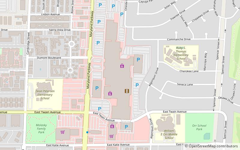 Boulevard Mall location map